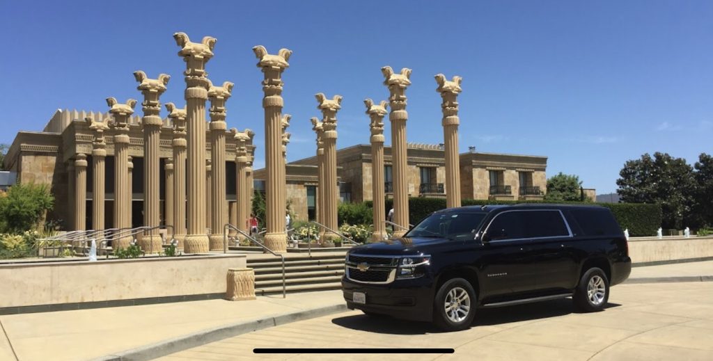 MGL Limo SUV at a Napa Valley Winery